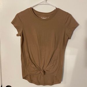 NWOT Abercrombie Knotted Crew Tee